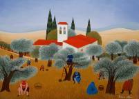 Italia CESARE NOVI - La recolecci&oacute;n de la Oliva