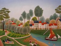 Italia - Cesare Novi - He encontrado a los famosos personajes del gran Seurat