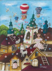 Chequia - Alexandra Dětinsk&aacute; - Gatos de los tejados