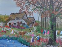 Belgica-Th&eacute;r&egrave;se Coustry- Recogida de flores