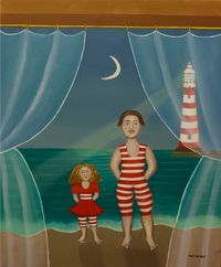 España-Carmen Corcelles-Atardecer en la playa