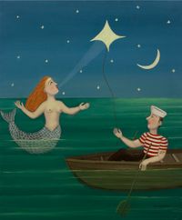 Espa&ntilde;a-Carmen Corcelles-Soplo de sirena (46x38)